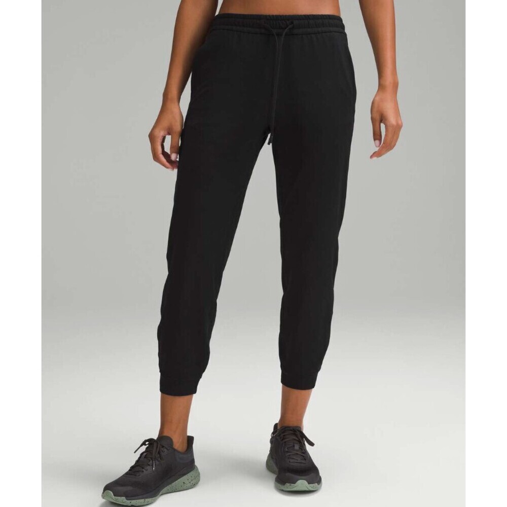 Lululemon Soft Jersey Classic-Fit Mid-Rise Jogger Black Size 12